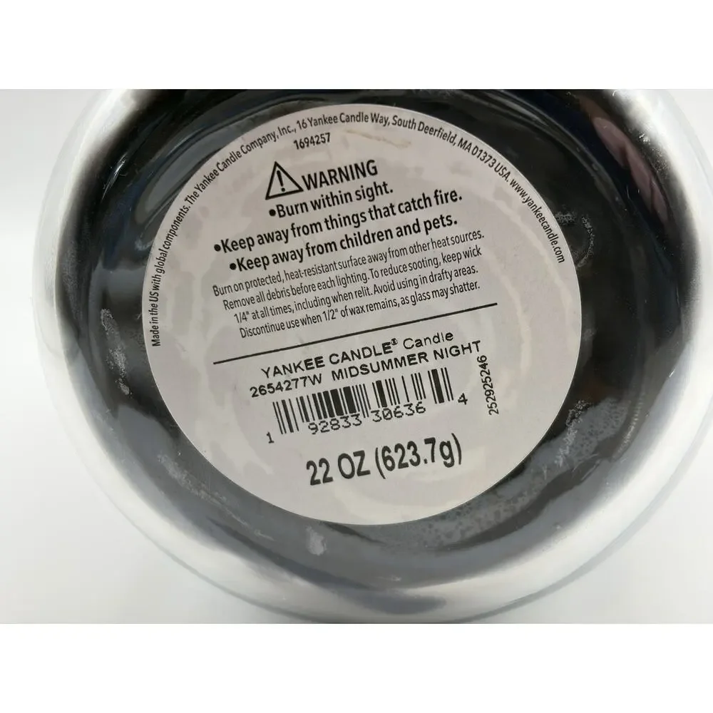 NEW Midsummer's Night Large 22 OZ Jar Candle 150+ Hours Burn Time - Picture 5 of 7